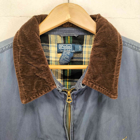 ポロバイラルフローレン Polo by RALPH LAUREN TALONジップ 裏地チェック襟コーデュロイスイングトップジャケット メンズ  XXL